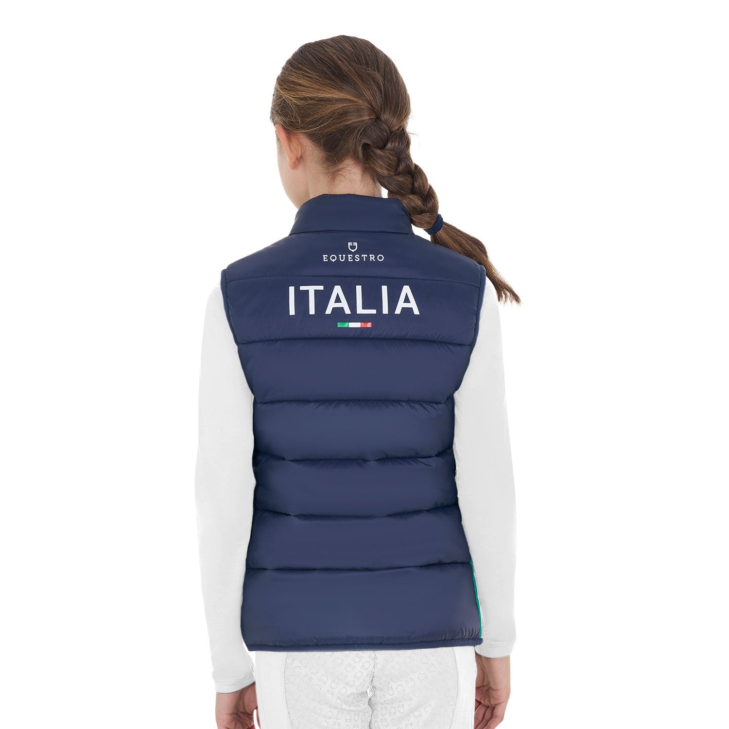 Kids' unisex slim fit vest Equestro X FISE