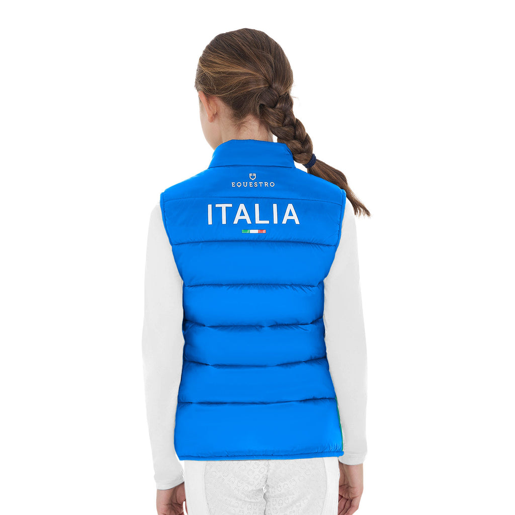 Kids' unisex slim fit vest Equestro X FISE