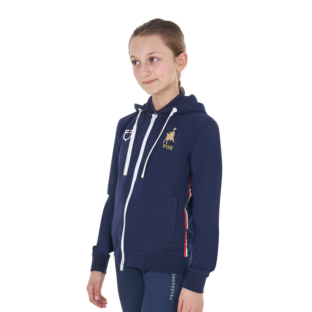 Kids' unisex hoodie Equestro X FISE