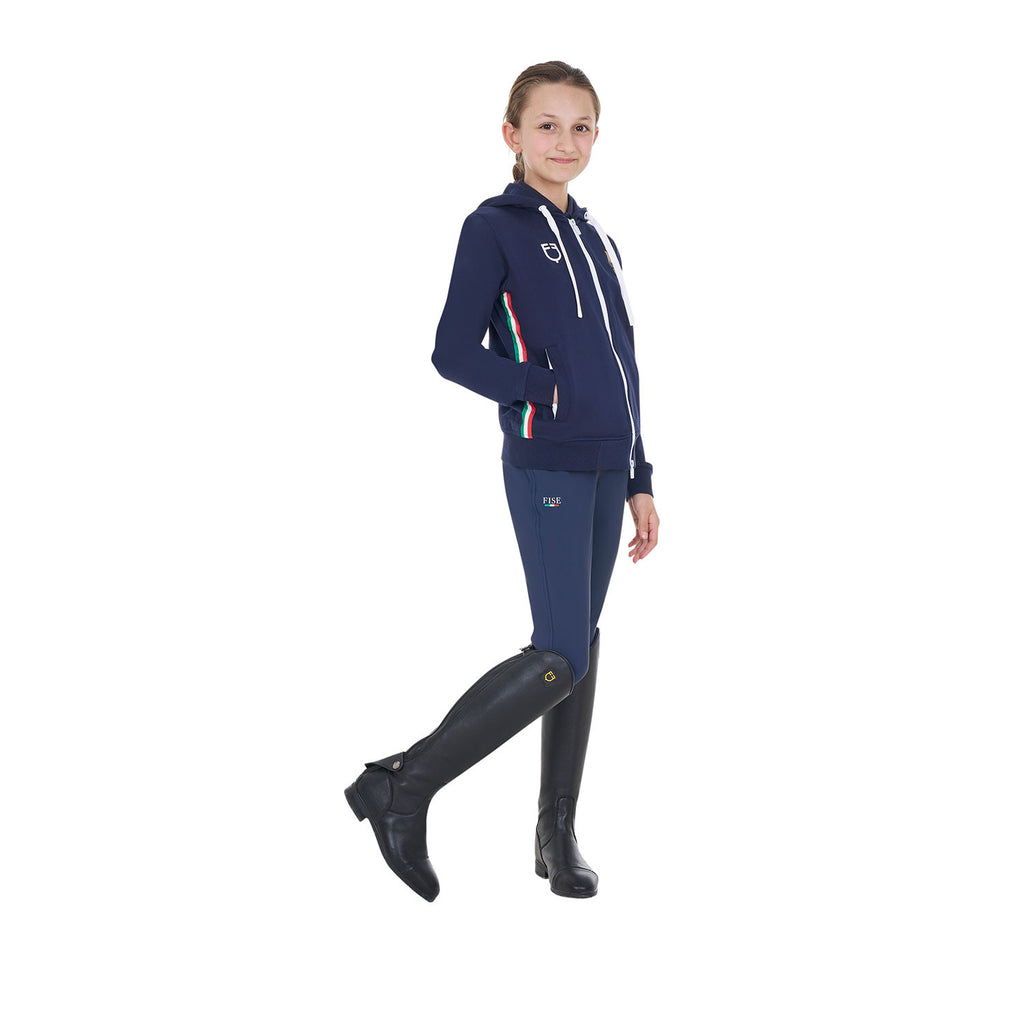 Kids'fleece unisex hoodie Equestro X FISE