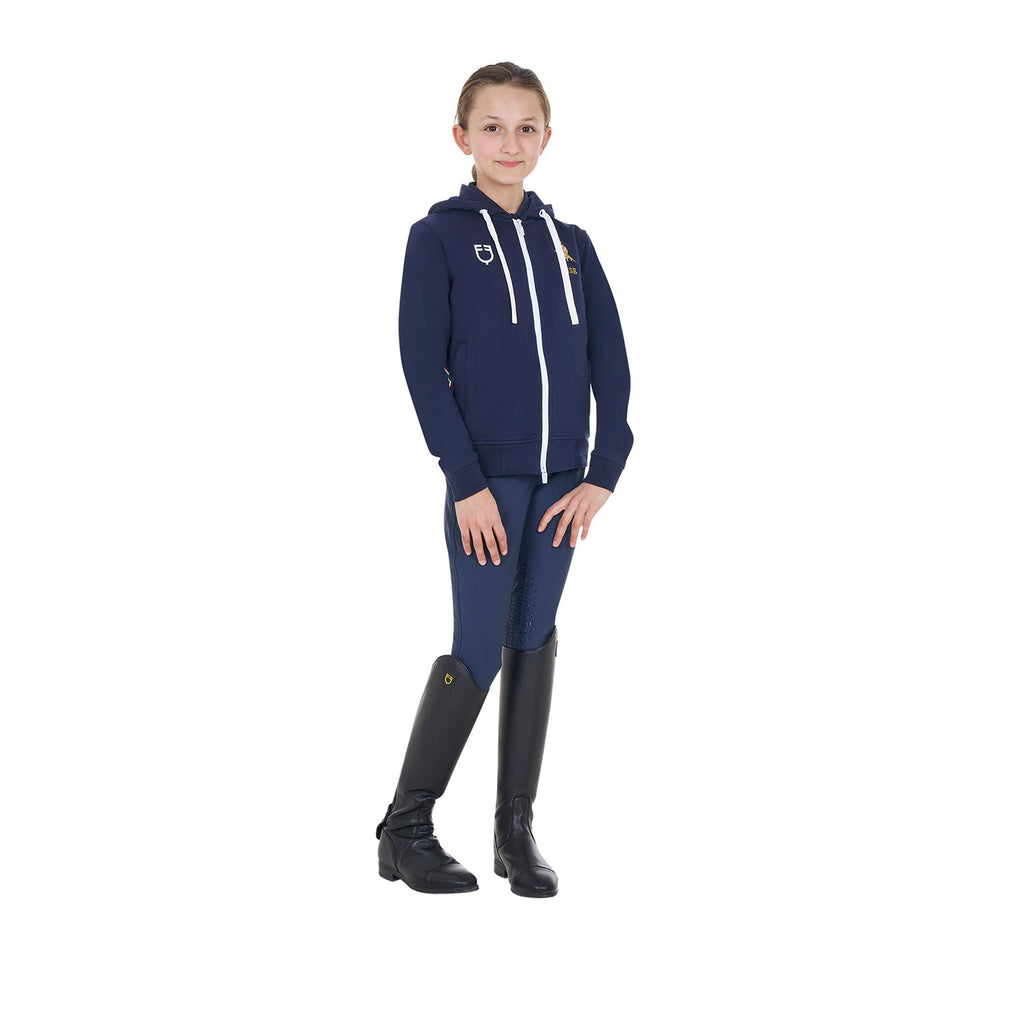 Kids'fleece unisex hoodie Equestro X FISE