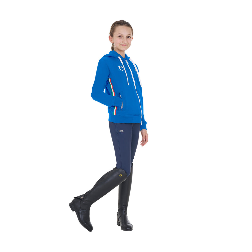 Kids'fleece unisex hoodie Equestro X FISE