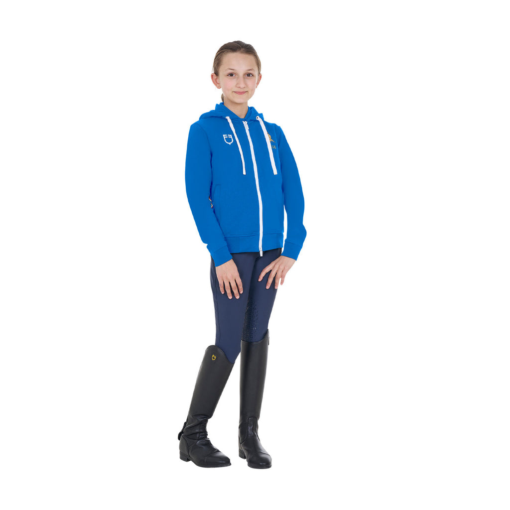 Kids'fleece unisex hoodie Equestro X FISE