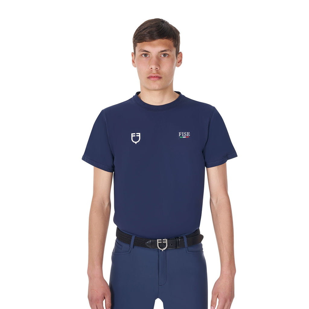 Equestro Men's slim fit T-shirt Equestro X FISE