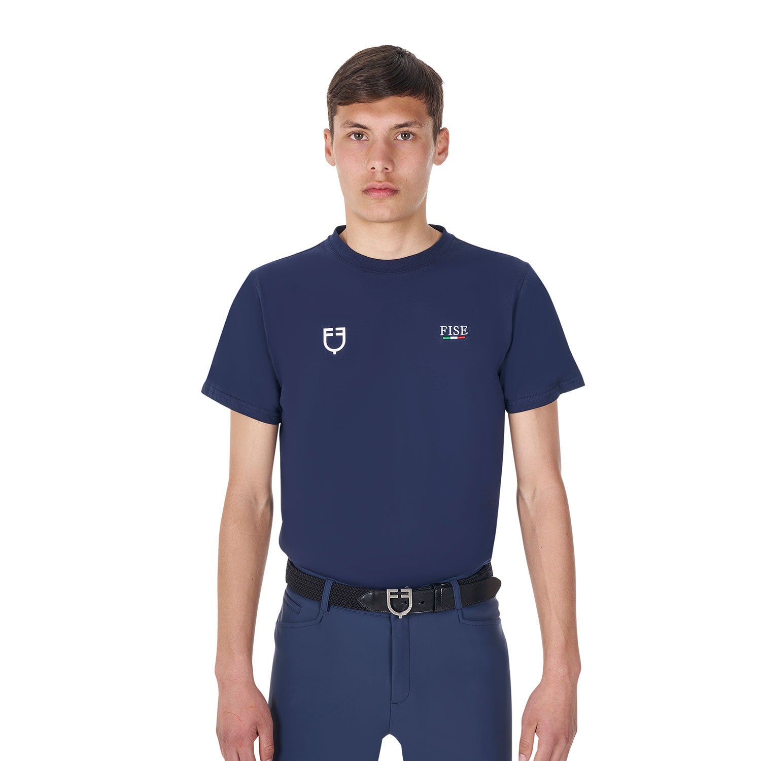 Equestro Men's slim fit T-shirt Equestro X FISE