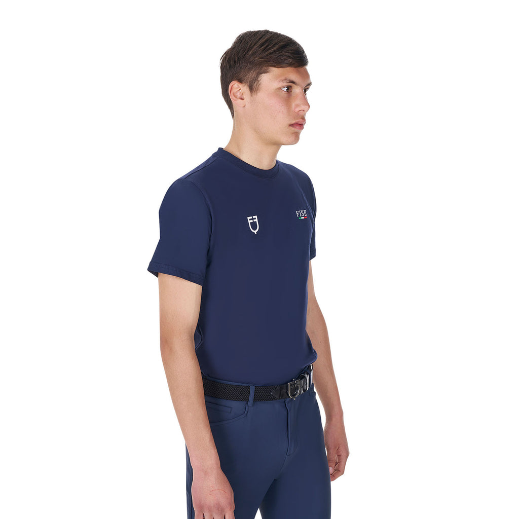 Men's slim fit T-shirt Equestro X FISE