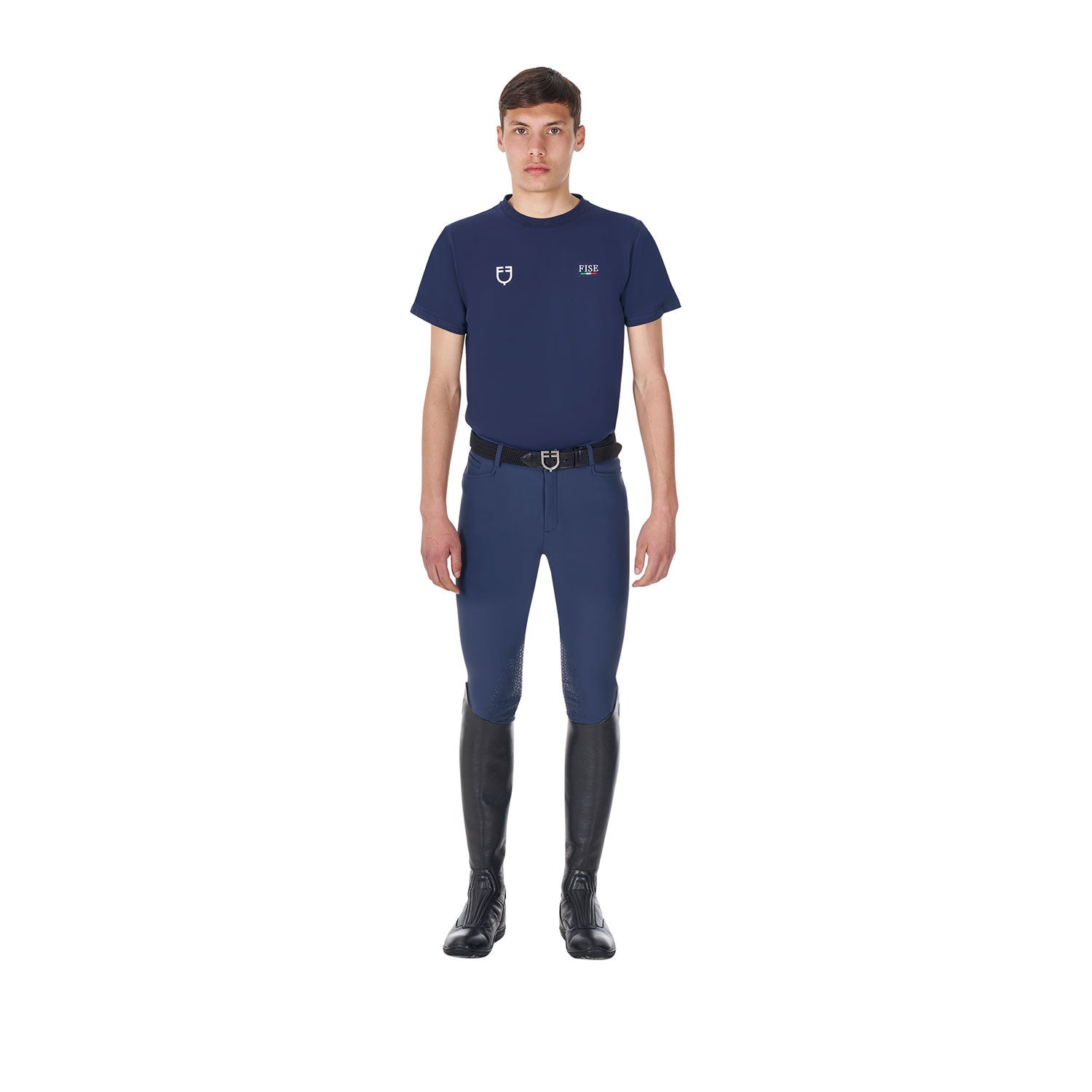 Men's slim fit T-shirt Equestro X FISE