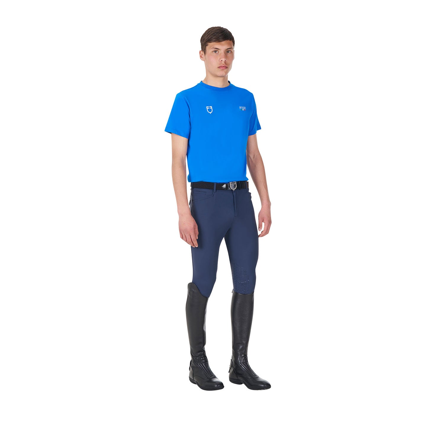 Men's slim fit T-shirt Equestro X FISE