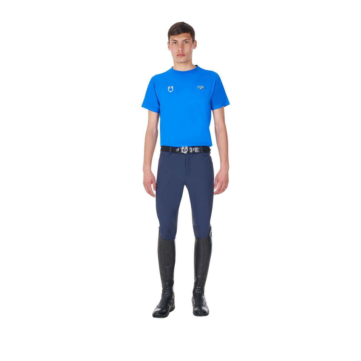 Men's slim fit T-shirt Equestro X FISE