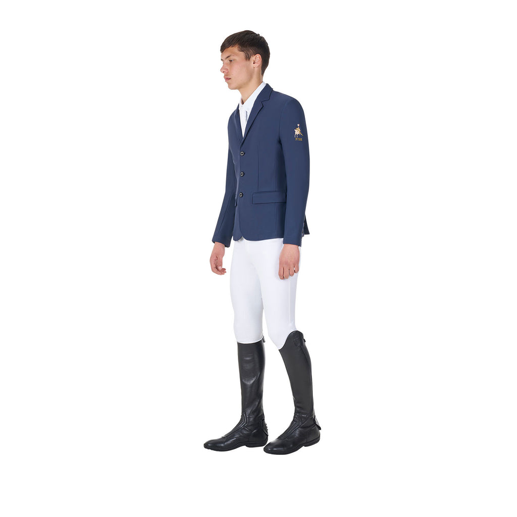Men's three-button competition jacket Equestro X FISE