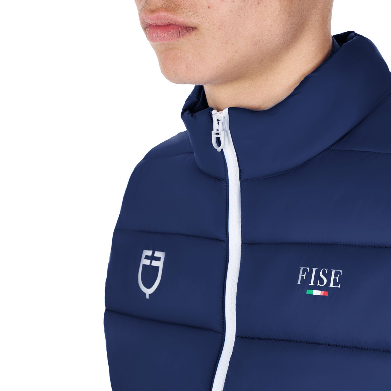 Men's slim fit vest Equestro X FISE