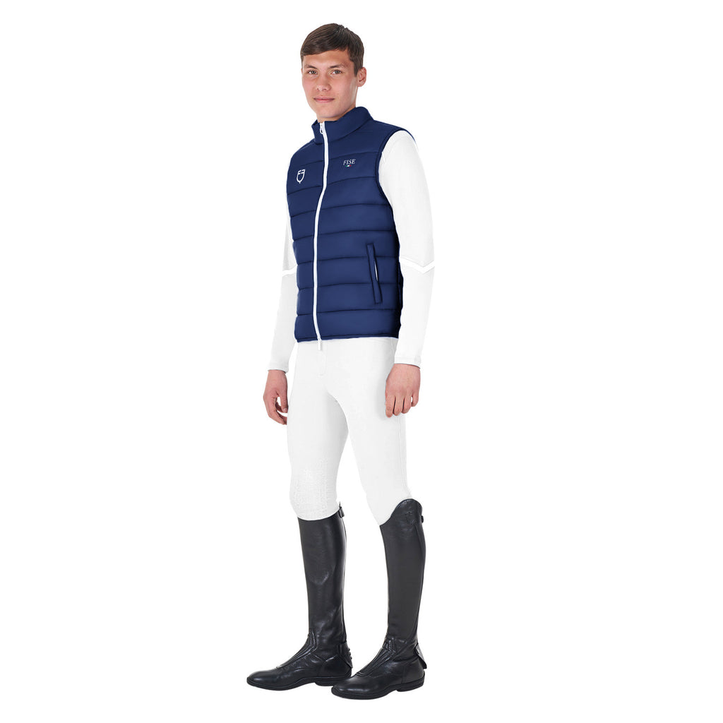 Men's slim fit vest Equestro X FISE