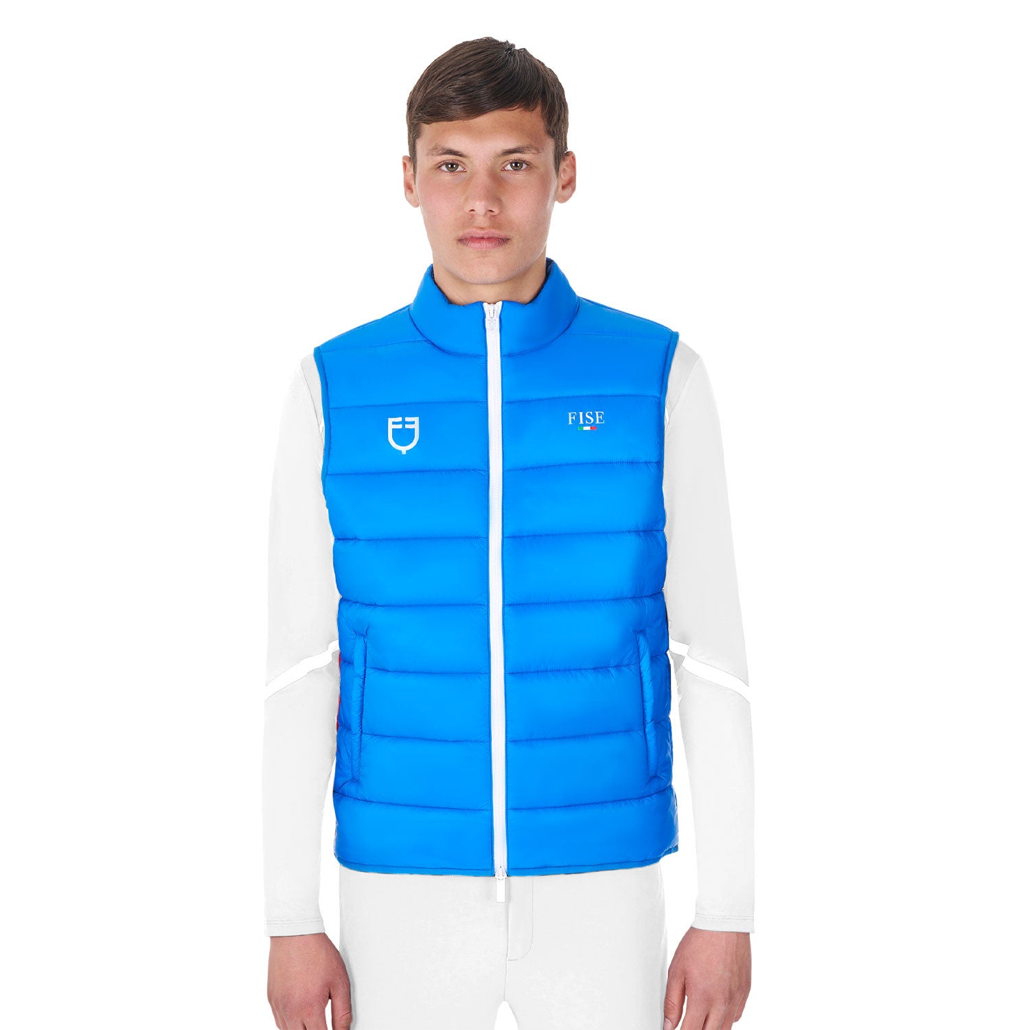 Men's slim fit vest Equestro X FISE