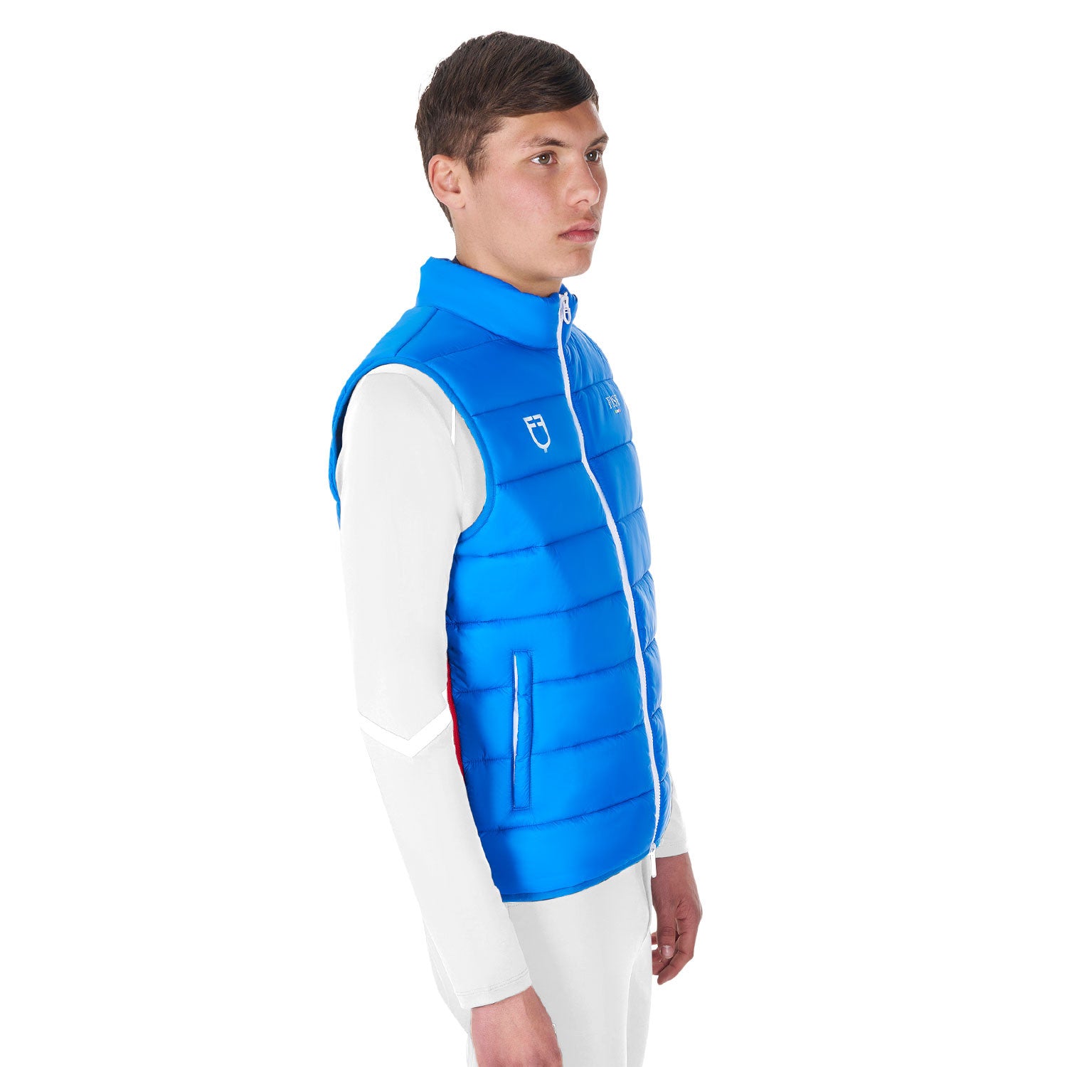 Men's slim fit vest Equestro X FISE