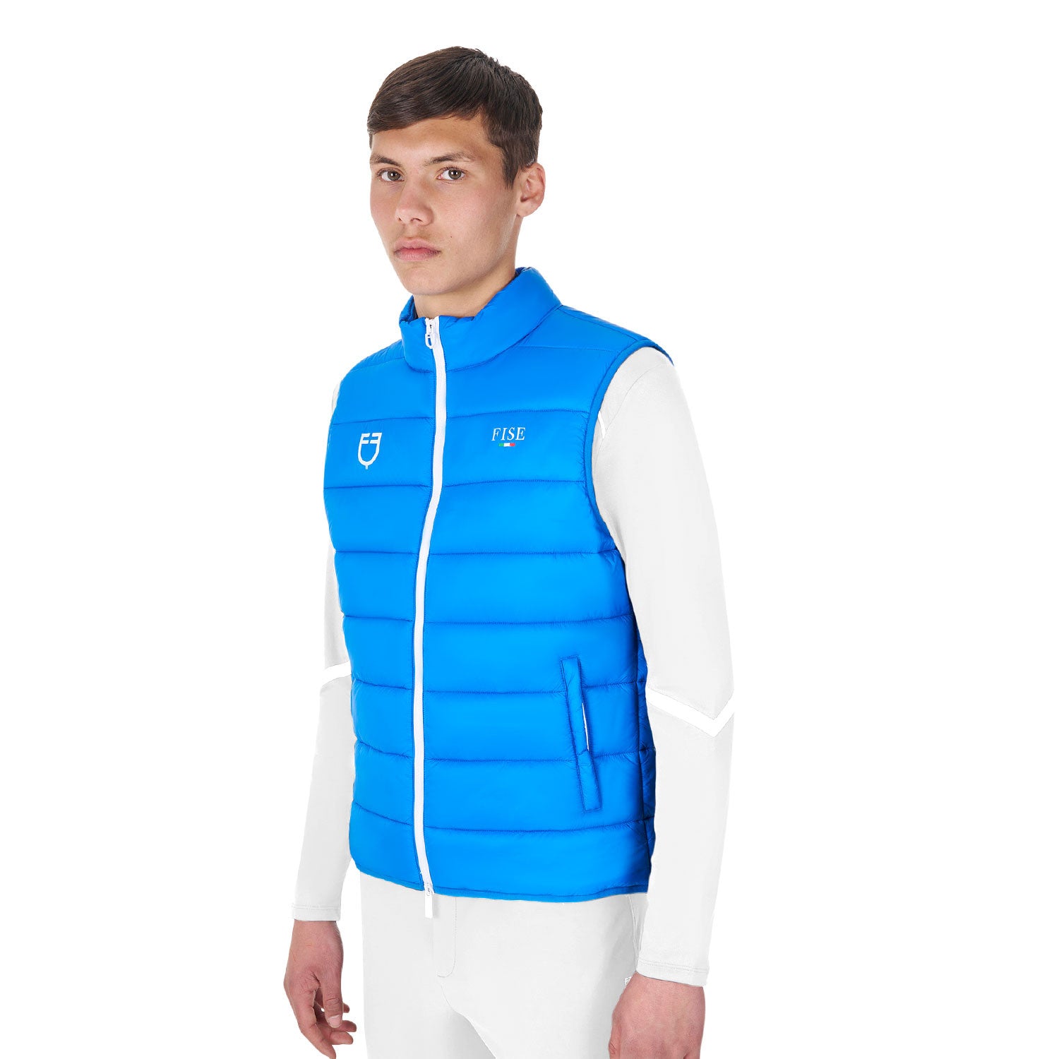 Men's slim fit vest Equestro X FISE