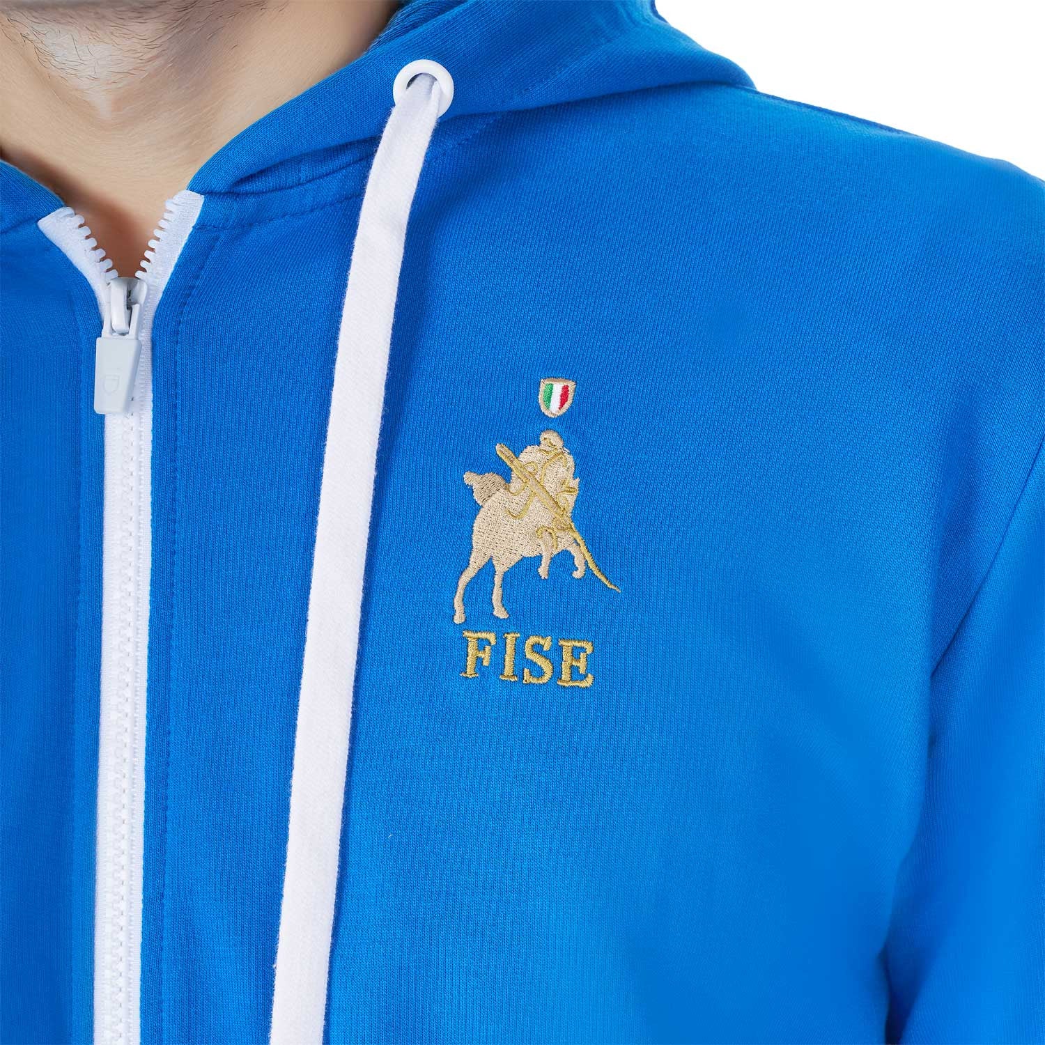 Men's fleece hoodie Equestro X FISE