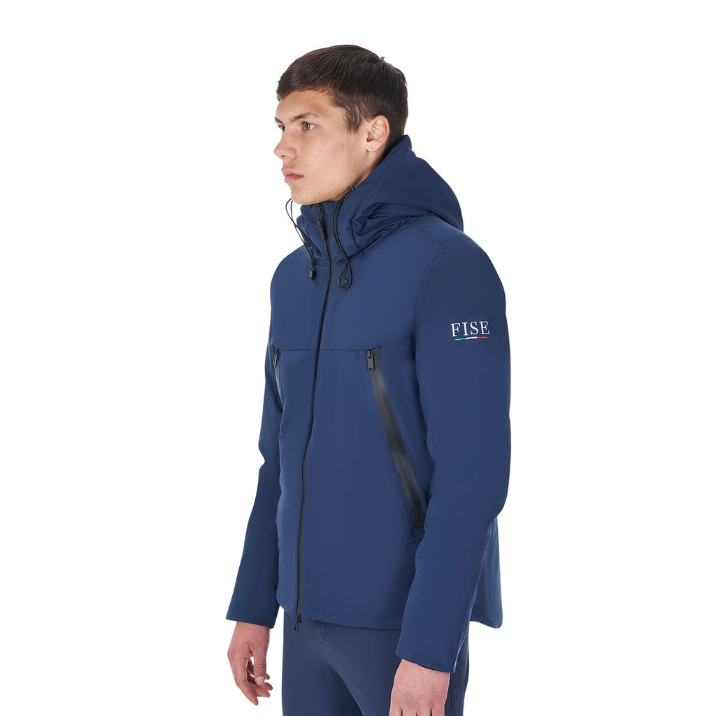 Men's waterproof puffer jacket Equestro X FISE