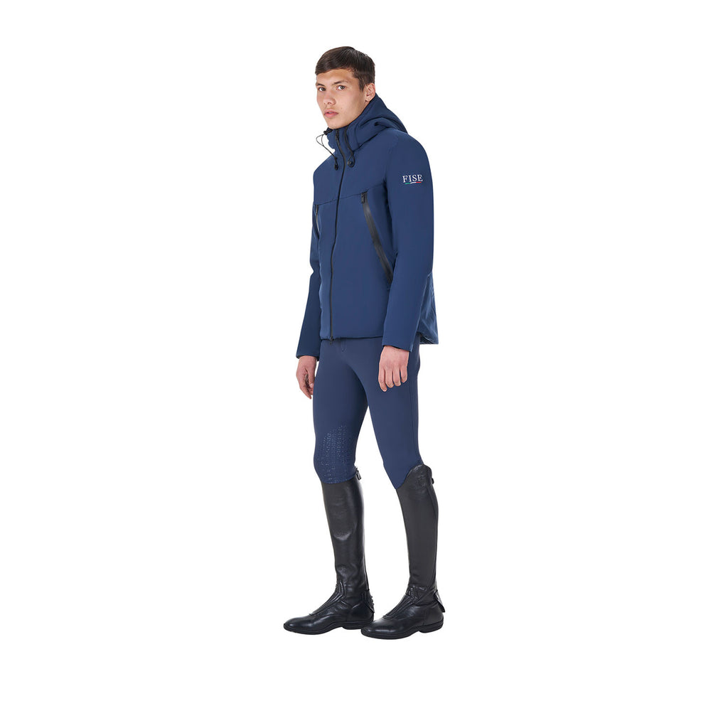 Men's waterproof puffer jacket Equestro X FISE