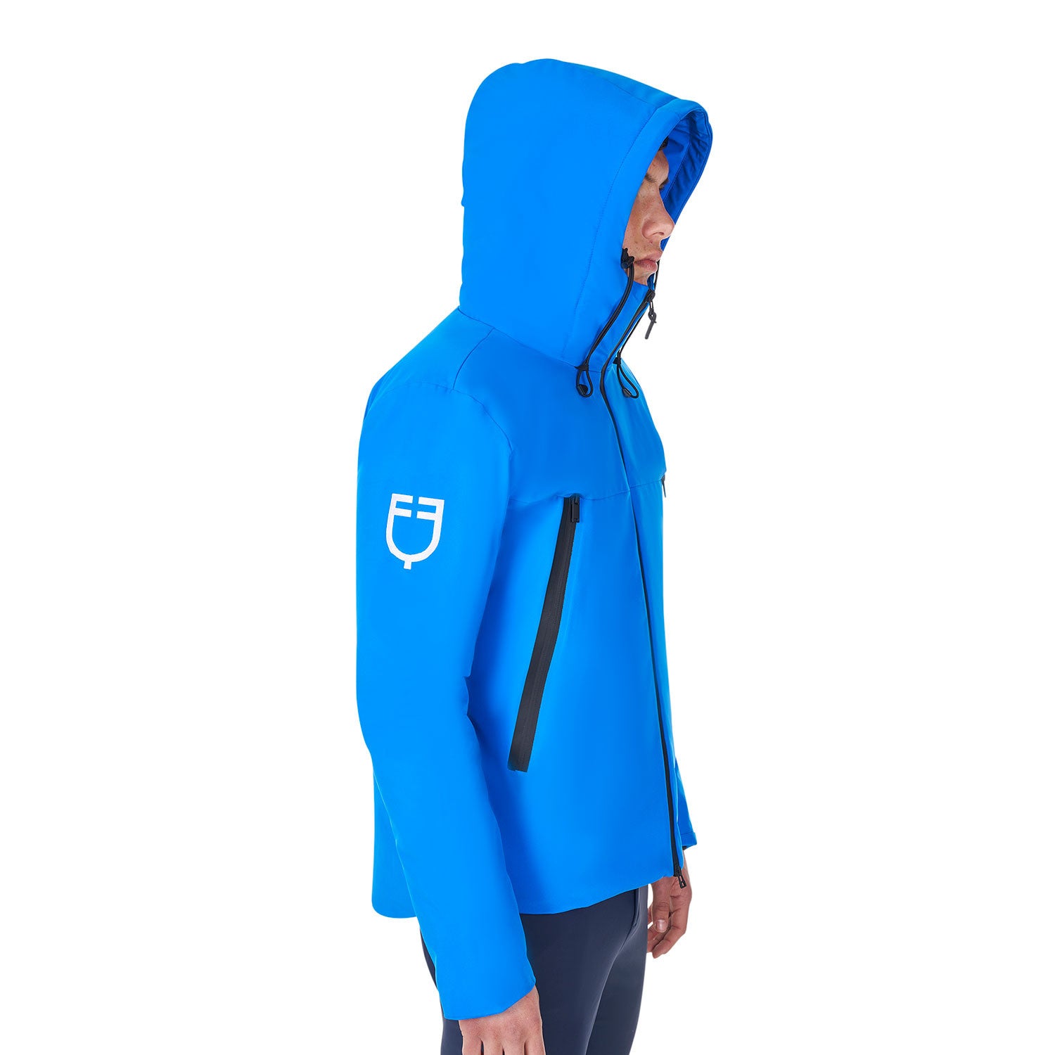 Men's waterproof puffer jacket Equestro X FISE
