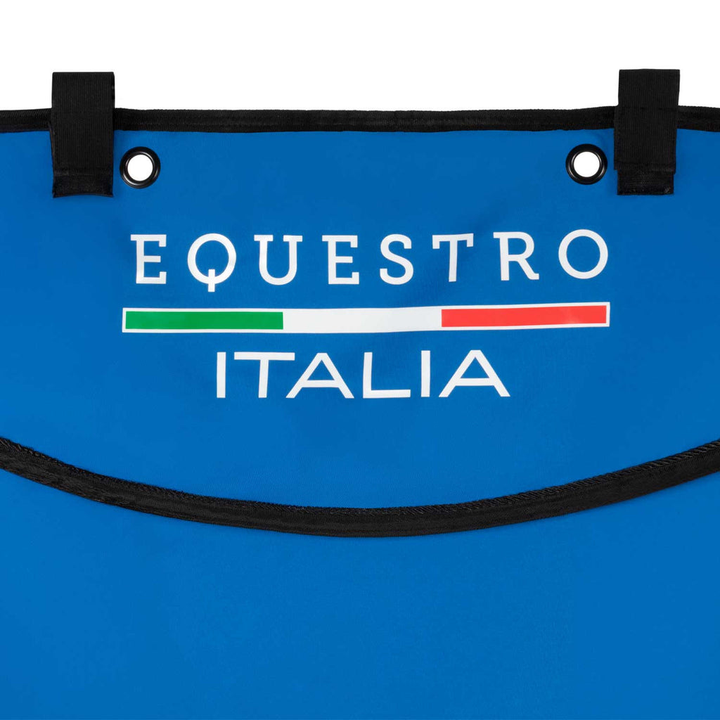 Long stable curtain with embroidered logo Equestro X FISE