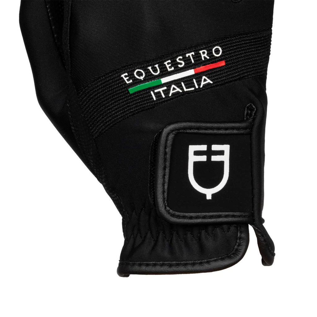 Gloves in technical fabric Equestro X FISE
