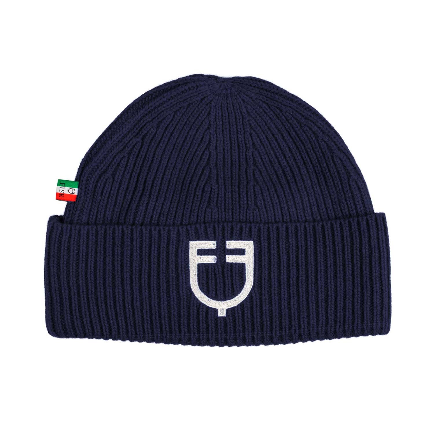 Equestro Unisex ribbed knit beanie Equestro x Fise