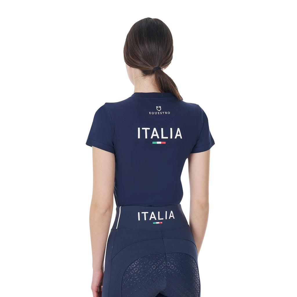 Women's slim fit T-shirt Equestro X FISE