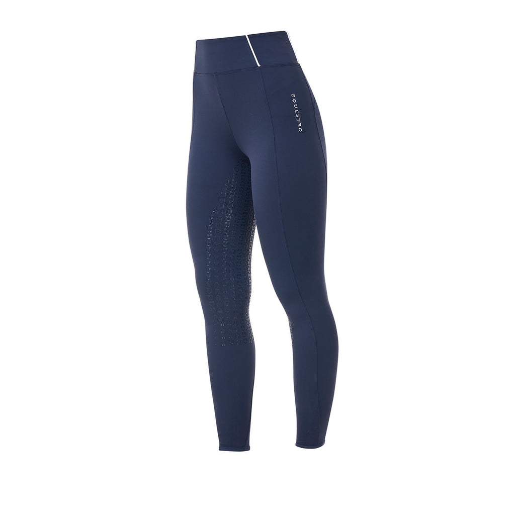 Women's slim fit full grip leggings Equestro X FISE
