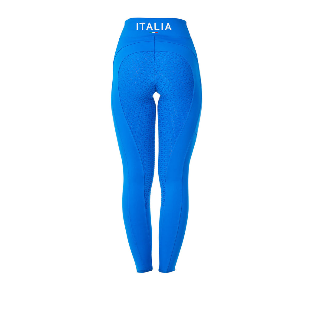 Women's slim fit full grip leggings Equestro X FISE