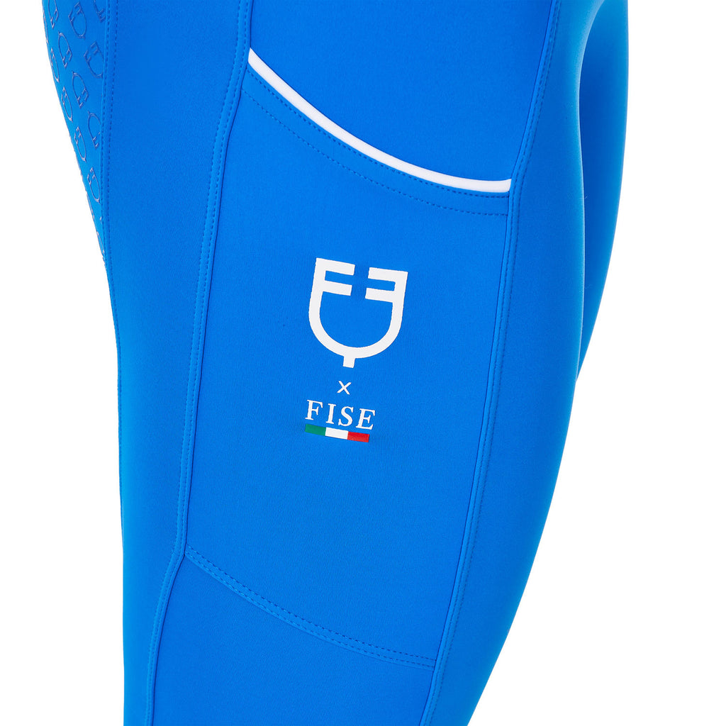 Women's slim fit full grip leggings Equestro X FISE