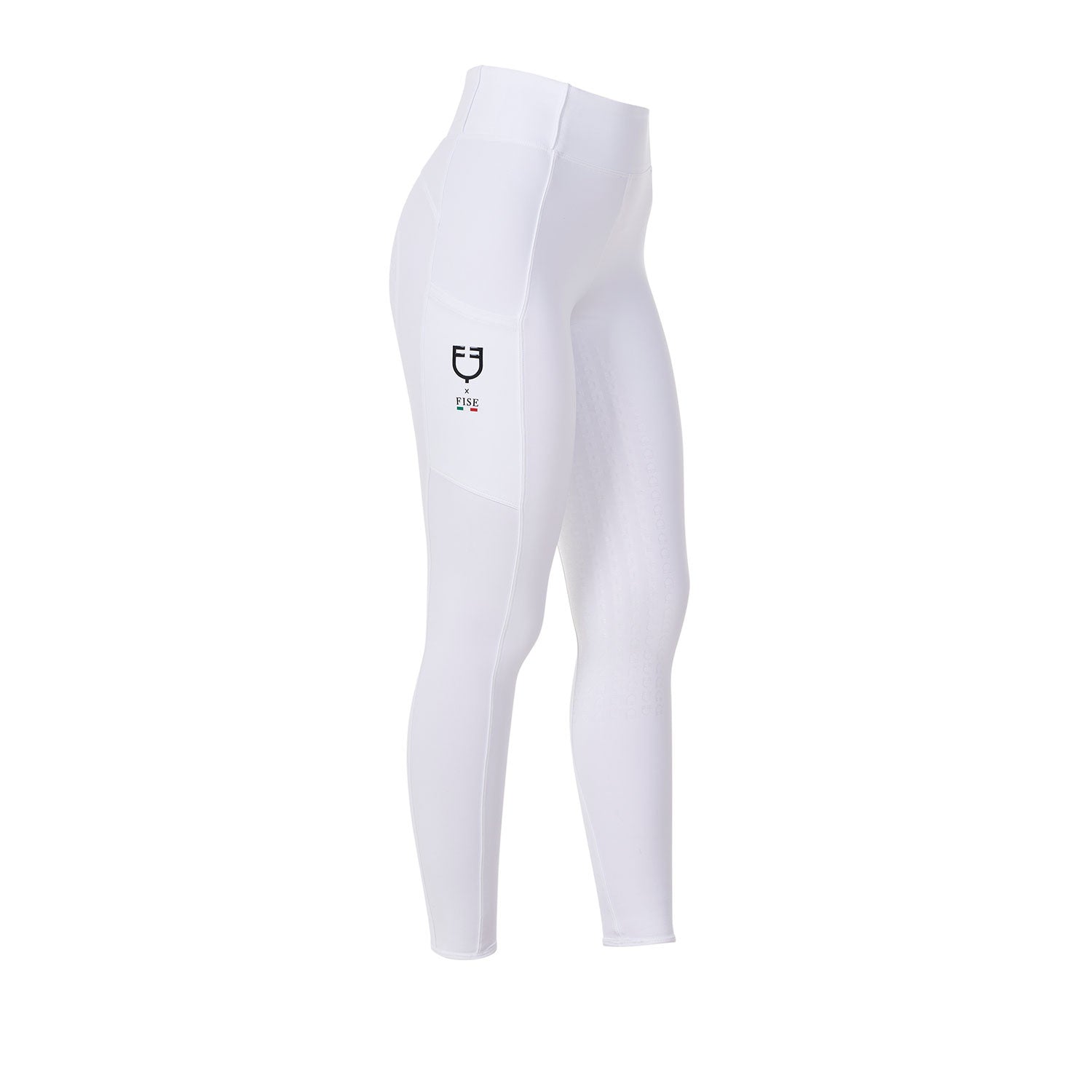 Equestro Women's slim fit full grip leggings Equestro X FISE