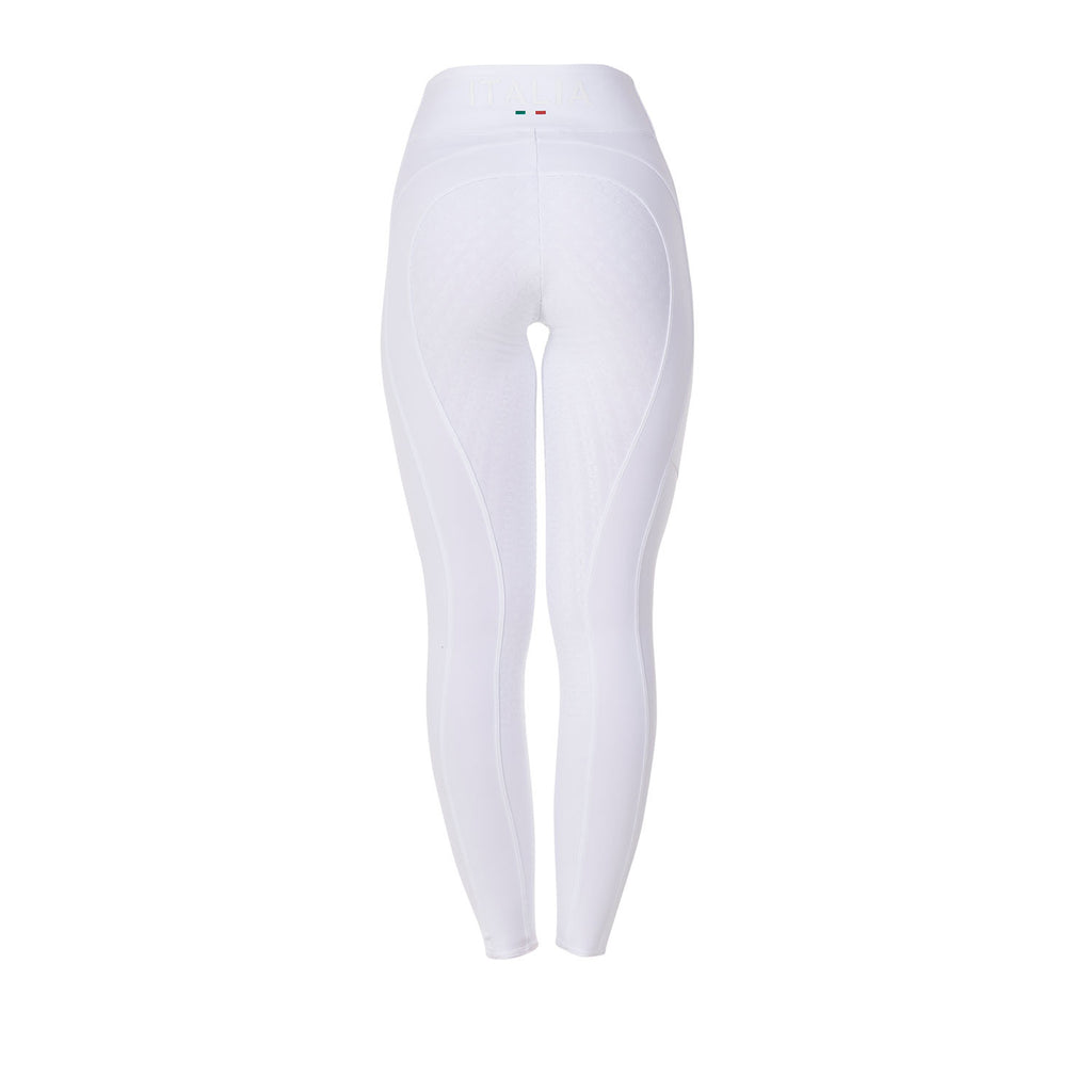 Women's slim fit full grip leggings Equestro X FISE