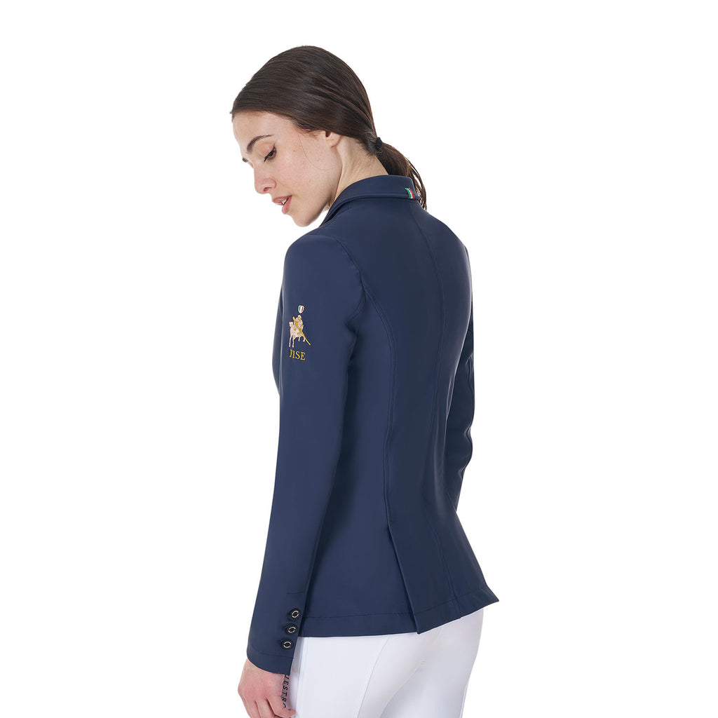 Women's three-button competition jacket Equestro X FISE