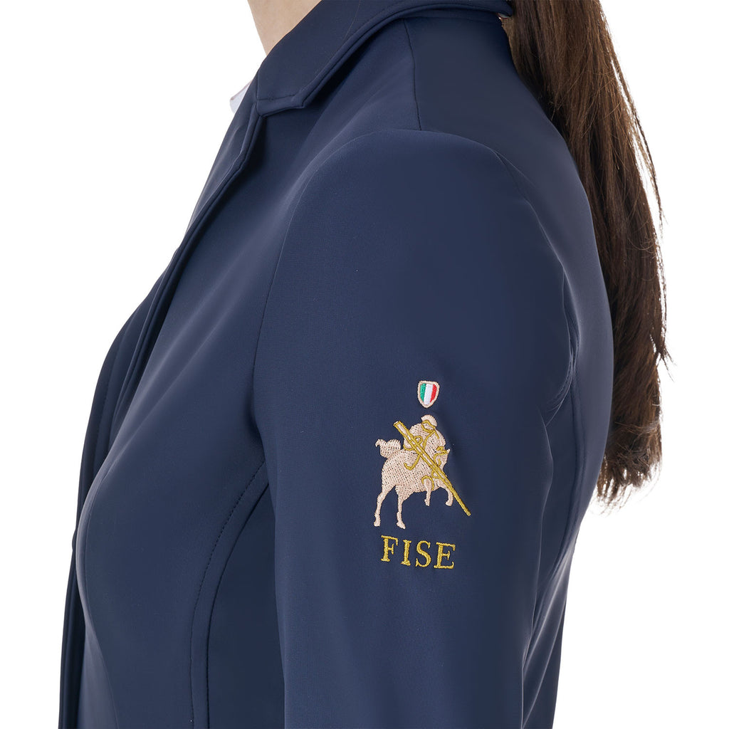 Women's three-button competition jacket Equestro X FISE