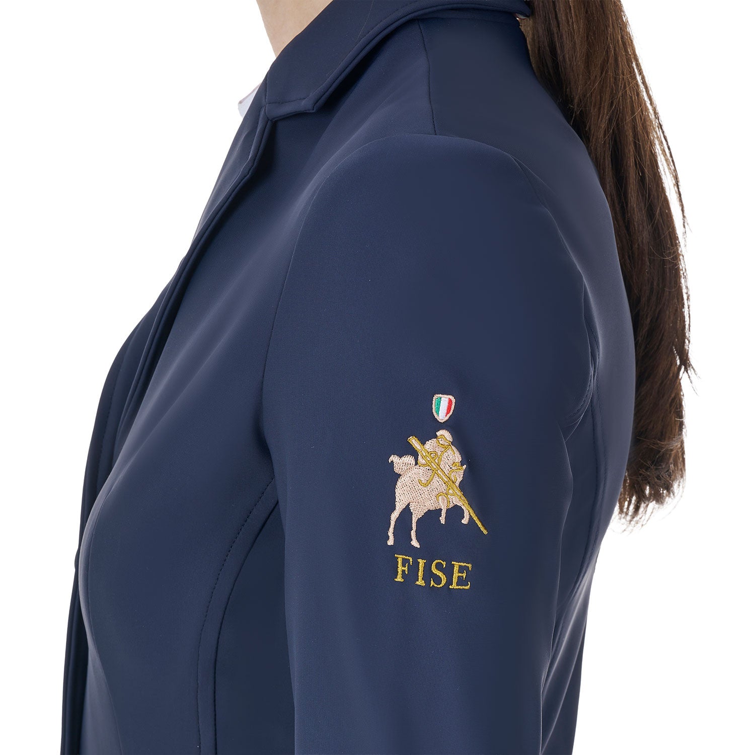 Women's three-button competition jacket Equestro X FISE