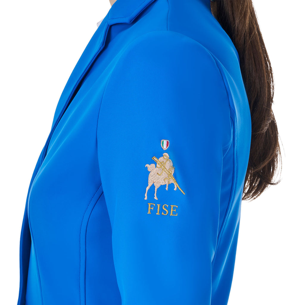 Women's three-button competition jacket Equestro X FISE