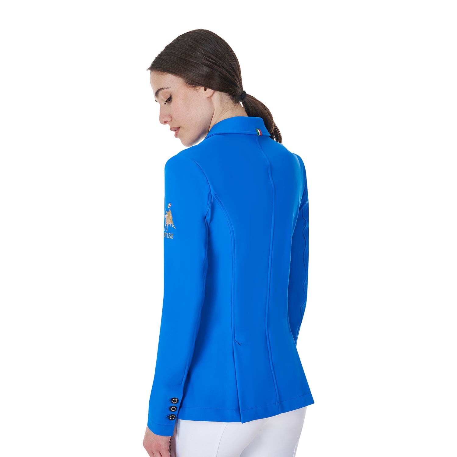 Women's three-button competition jacket Equestro X FISE