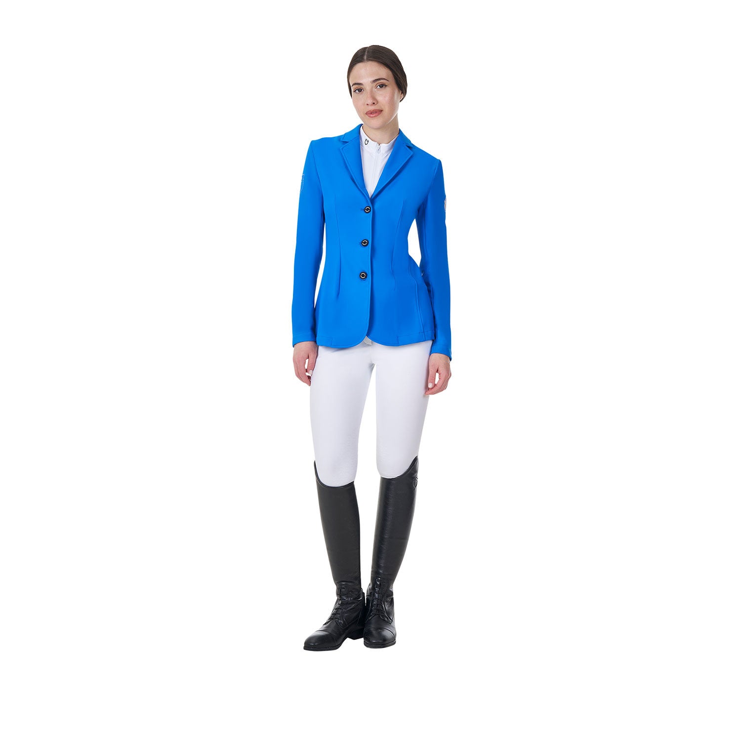 Women's three-button competition jacket Equestro X FISE