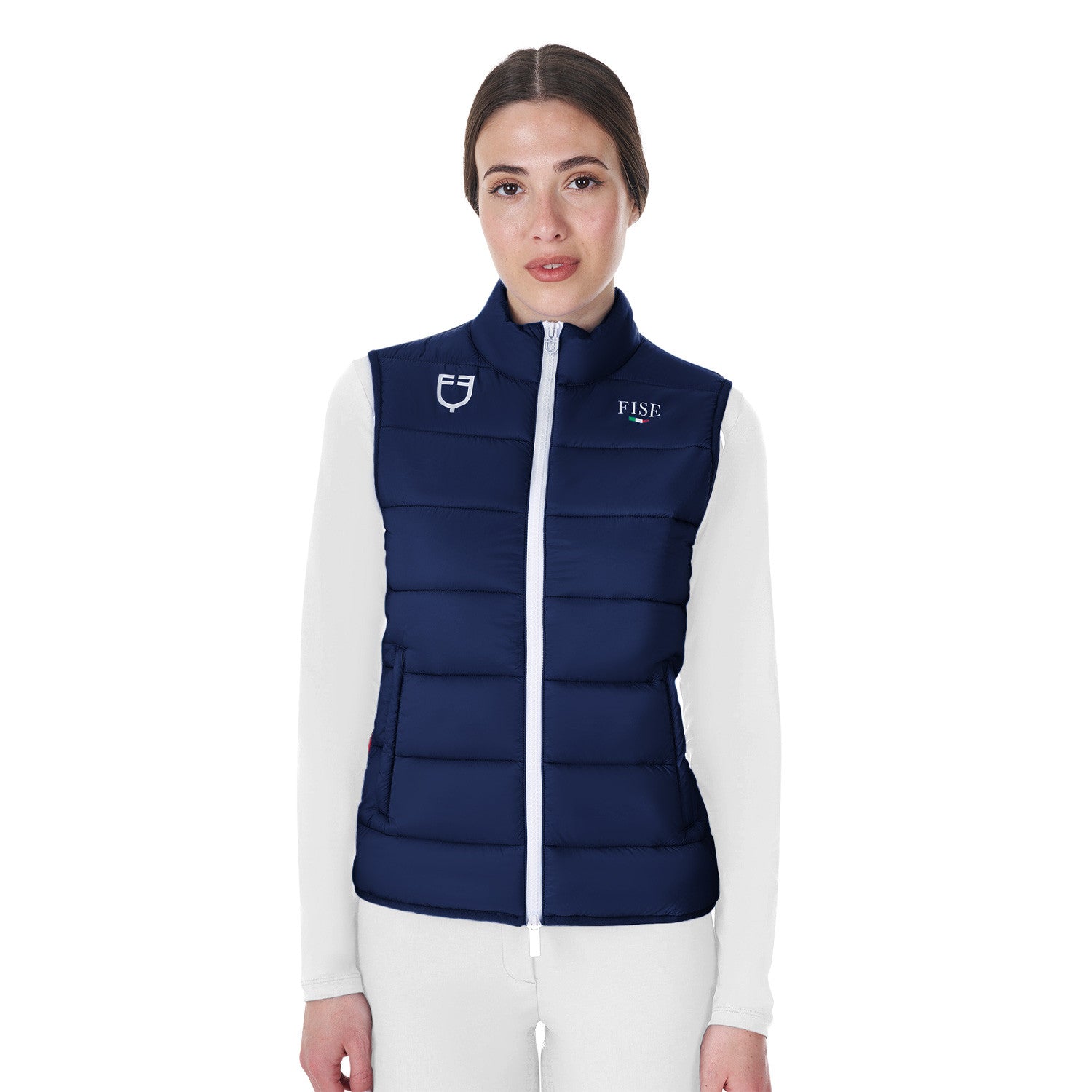 Equestro Women's slim fit vest Equestro X FISE
