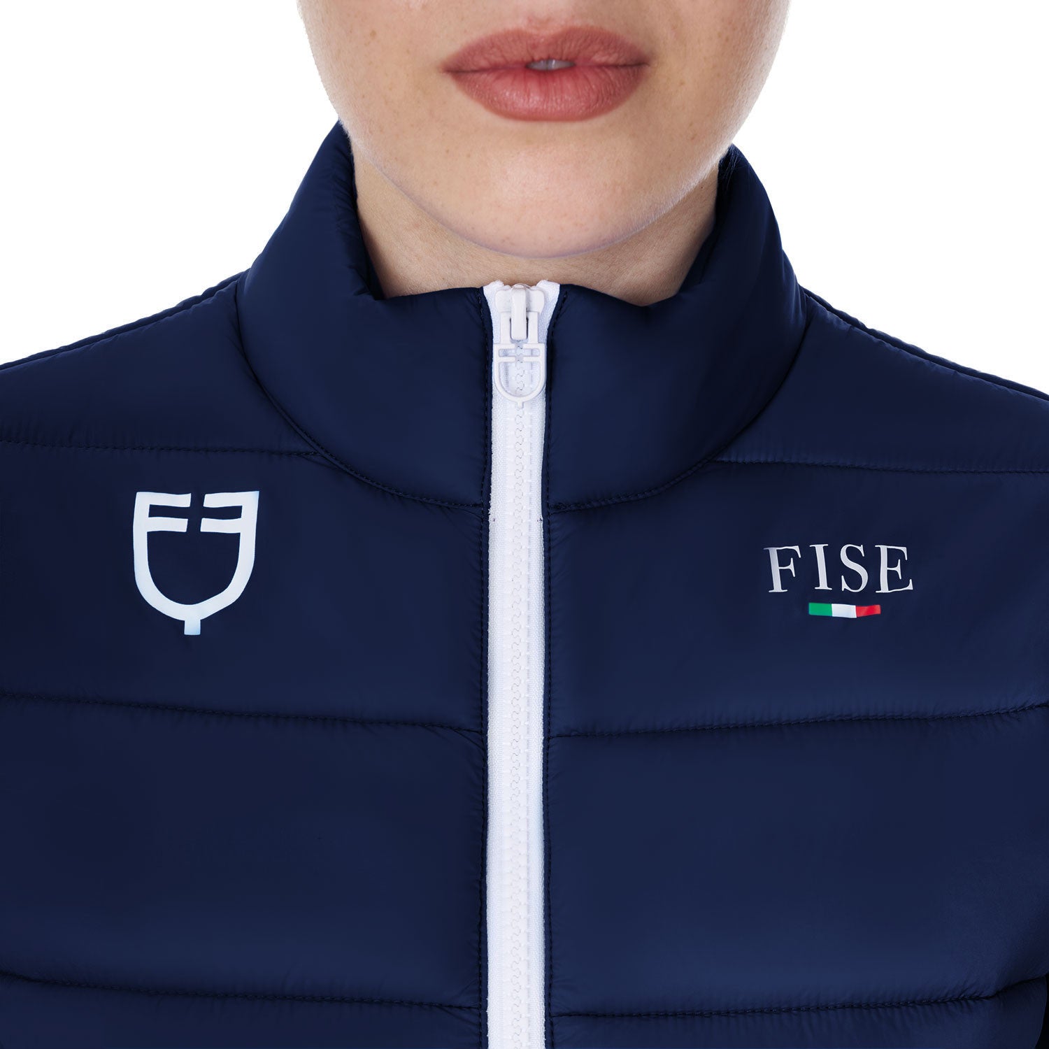 Women's slim fit vest Equestro X FISE