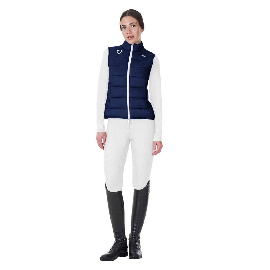 Women's slim fit vest Equestro X FISE