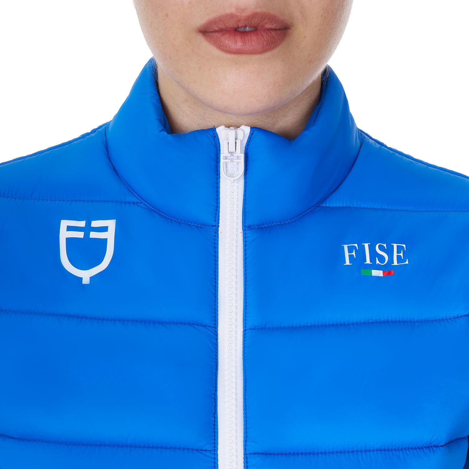 Women's slim fit vest Equestro X FISE