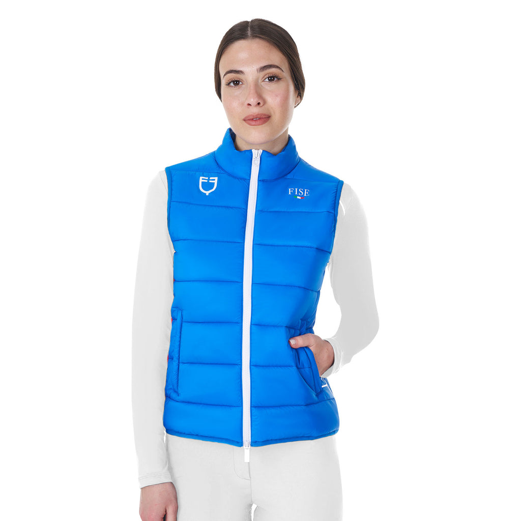 Women's slim fit vest Equestro X FISE
