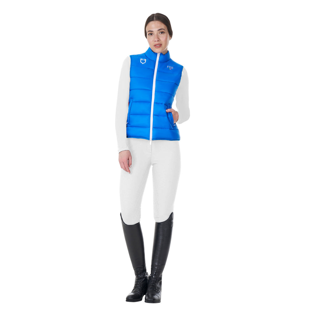 Women's slim fit vest Equestro X FISE