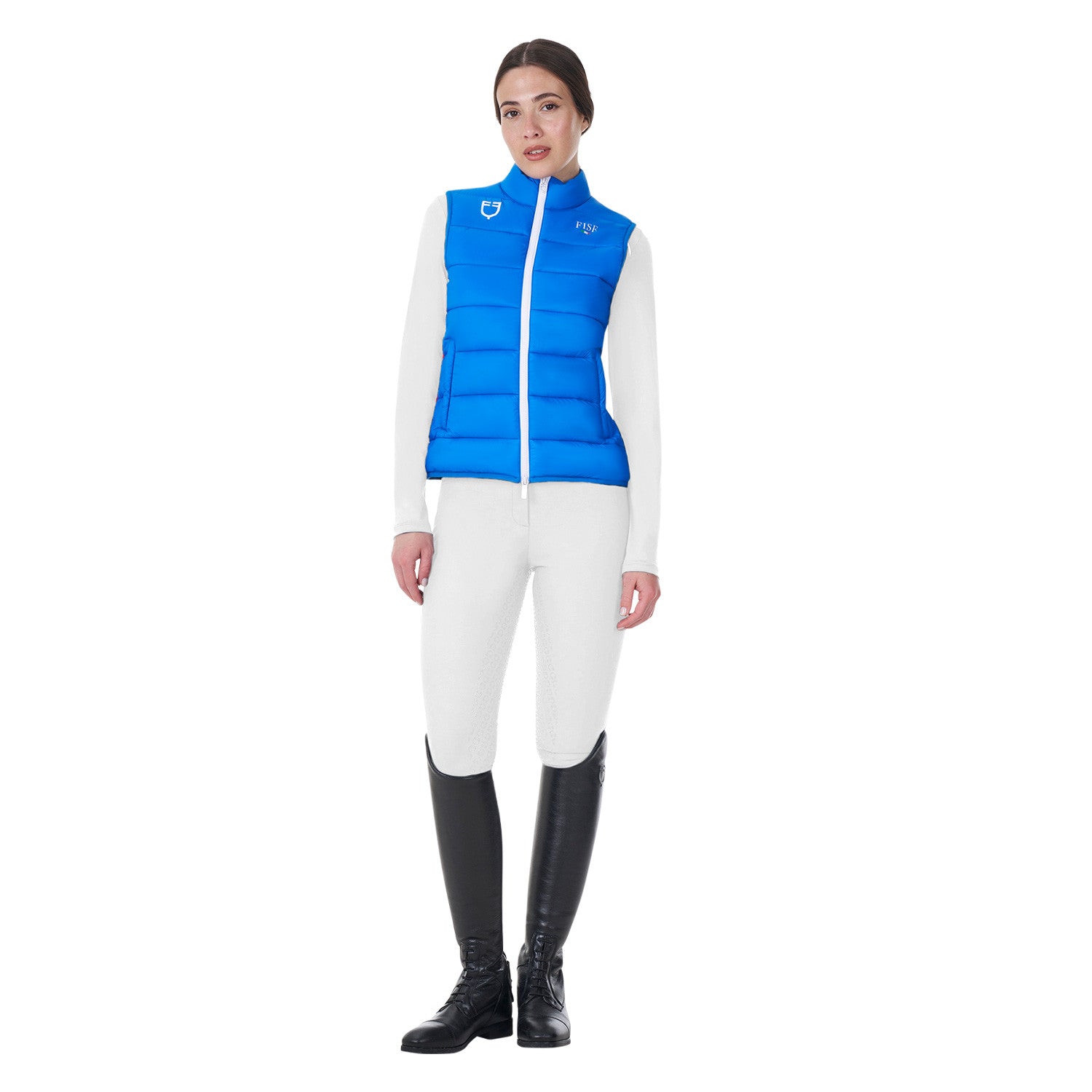 Women's slim fit vest Equestro X FISE