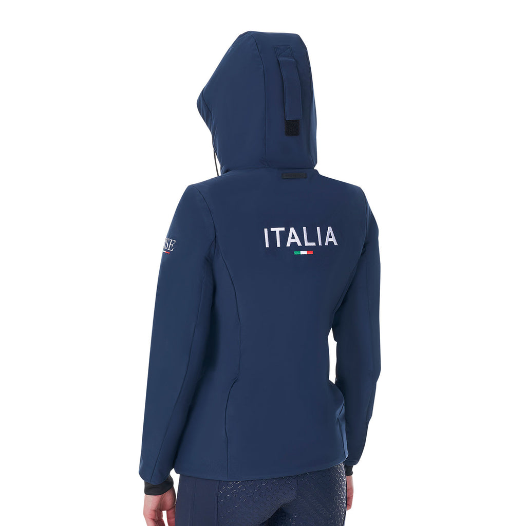 Women's waterproof puffer jacket Equestro X FISE