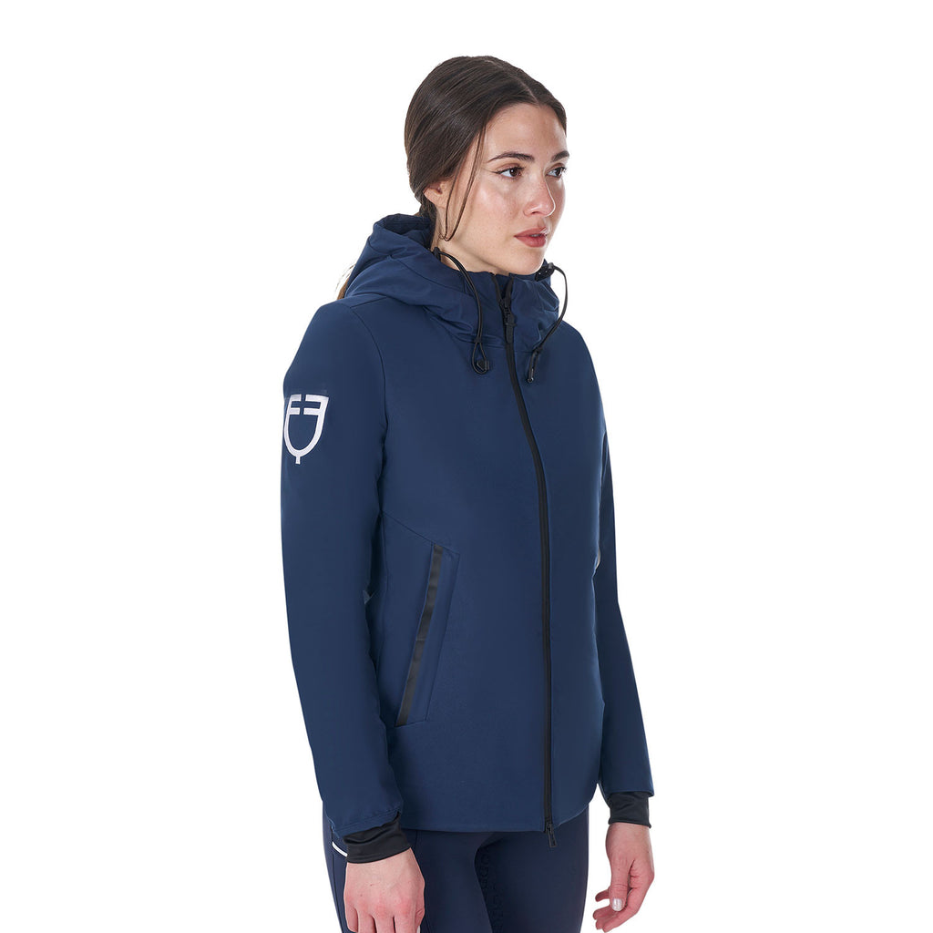 Women's waterproof puffer jacket Equestro X FISE