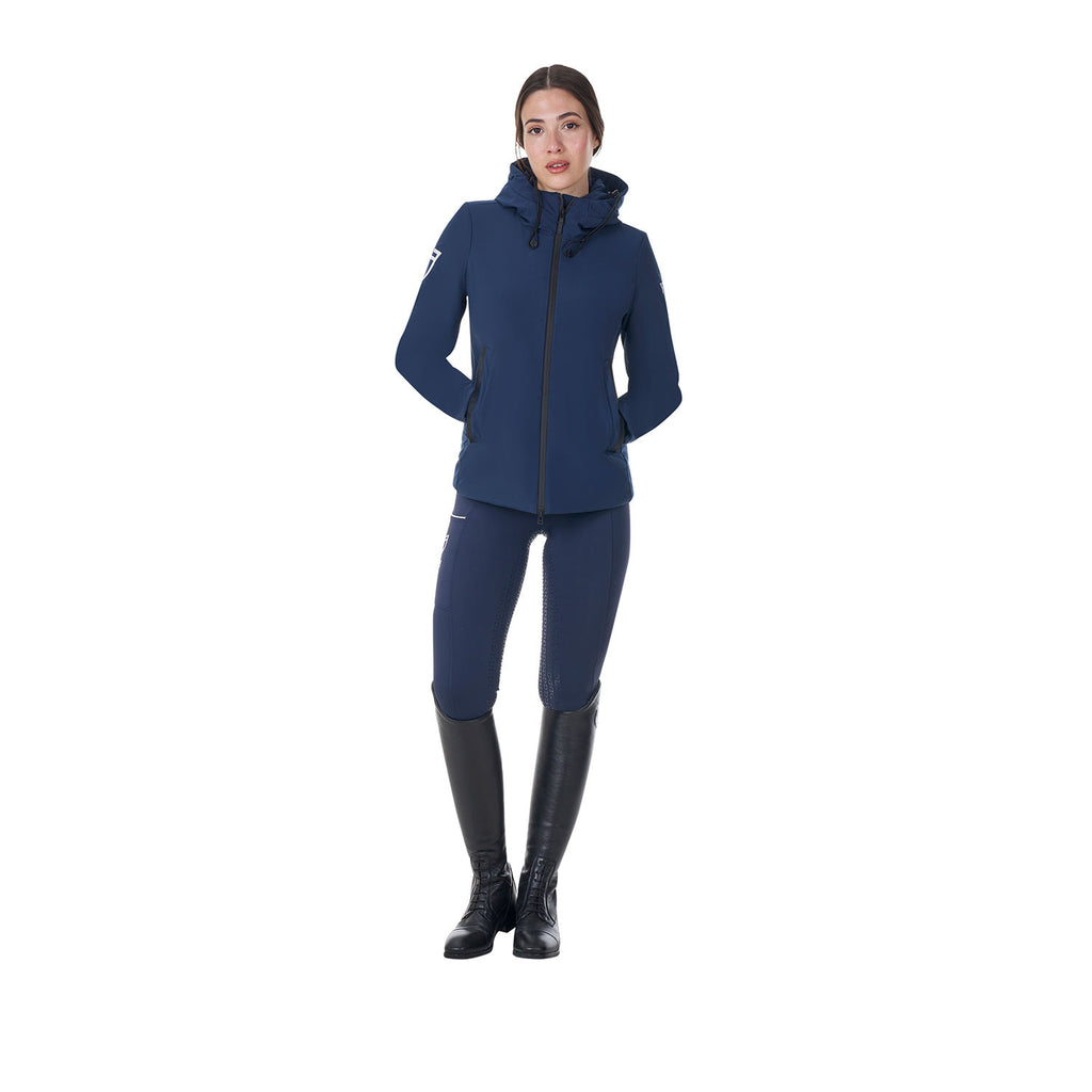 Women's waterproof puffer jacket Equestro X FISE