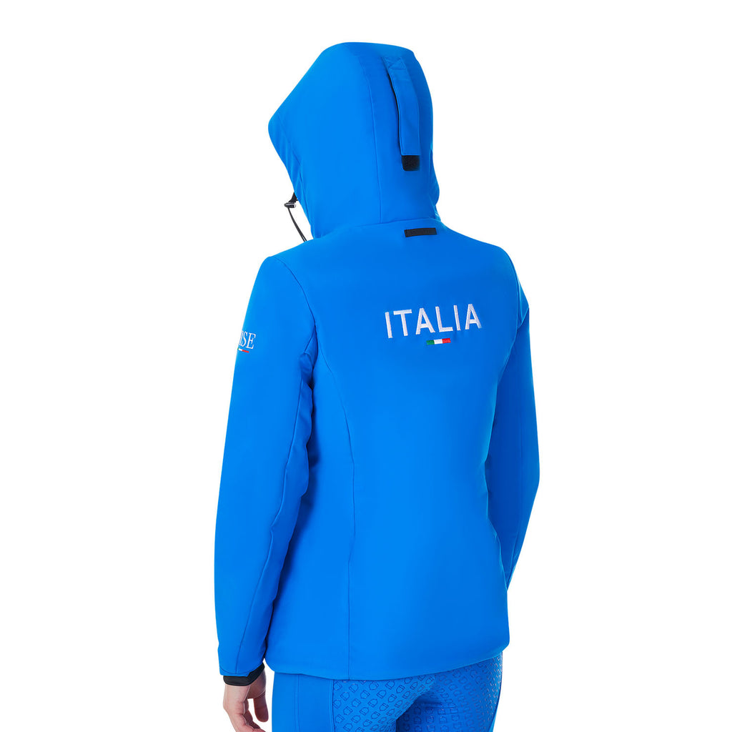 Women's waterproof puffer jacket Equestro X FISE
