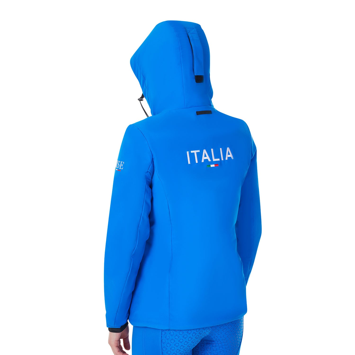 Women's waterproof puffer jacket Equestro X FISE